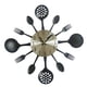 thumbnail image 1 of Reloj de pared de cocina 3D extraíble, espejo de pared, calcomanía de pared Negro, 1 of 9
