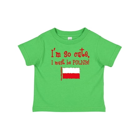 

Inktastic So Cute Polish Gift Toddler Boy or Toddler Girl T-Shirt