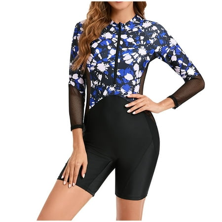 Royal Blue Hawaiian Fishnet Tropical Sport Gym Surfing Diving Beach Brunch Jogger Going Out Swimsuits for Women Bodycon Cottagecore Swimsuits Shorts Women 2025 XL