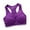 purple, variant on Racerback Sports Bras for Women- Padded Seamless High Impact Support Shockproof for Yoga Gym Workout Fitness