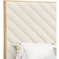thumbnail image 6 of Meridian Furniture Casa Cream Vegan Leather King Bed, 6 of 10