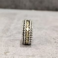 thumbnail image 3 of Latest Spinner Band, Meditation Ring, 925 Sterling Silver Ring, Spinning Thumb Ring, Two Tone Ring, Fidget Ring, Handmade Jewelry, Christmas Oxidized, Womans Band Ring, Anxiety Ring, Mans Band Gifts, 3 of 6