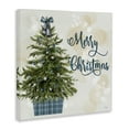 thumbnail image 3 of Stupell Industries Christmas Tree in Plaid Stand Holiday Painting Wrapped Canvas Canvas Art Print Wall Art, 24 x 24, 3 of 7