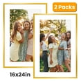 iMounTEK 15x23 Gold Picture Frames Vertical & Horizontal Wall Hanging