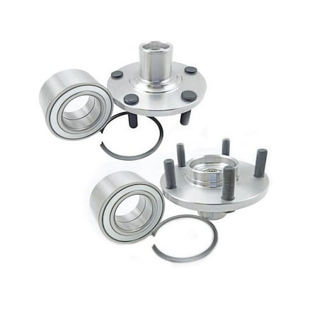 Front Wheel Bearing Hub Assembly Set of 2 - Compatible with 2000 - 2008 Nissan Maxima 2001 2002 2003 2004 2005 2006 2007