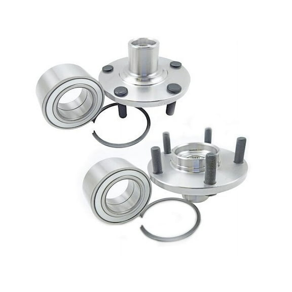 Front Wheel Bearing Hub Assembly Set of 2 - Compatible with 2002 - 2006 Nissan Altima 3.5L V6 2003 2004 2005