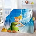 thumbnail image 4 of Tinker Bell Throw Blanket, Flannel Cute Tinker Bell Themed Stuffed Soft Nap Throw Blanket for Home Decor Gifts, 4 of 4