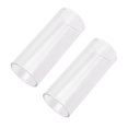 thumbnail image 1 of Shisuyan 2Pc Pretty Glass Guitar Slide Medium Bottleneck Glass Guitar Slide, 1 of 8