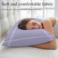 thumbnail image 5 of Pure Lavender Pillow Covers 12"x20", Simple Solid Color Soft Brushed Microfiber Breathable Throw Pillow Covers, Decorative Pillowcase with Zipper for Couch Sofa Bedroom Living Room, 5 of 9