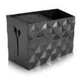 thumbnail image 1 of Caja de tijeras de salón profesional para estuche de soporte para estante de tijeras de estilista. Caja de almacenamiento de clips para peines de peluquería (negro), 1 of 1