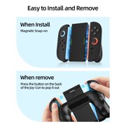 Switch 2 Joy Con Charging Controller - Fast USB-C charging, LED indicator light, ergonomic comfortable controller, suitable for Switch 2, durable gaming accessories