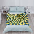 thumbnail image 5 of Lightweight Plush Fuzzy Cozy Soft Blankets Twisted Checkerboard Yellow Warm Plush Fluffy For Blanket Teen Girls Women Couch Bed Sofa Chair Men Boys Gift 40"X30", 5 of 5