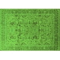 thumbnail image 1 of Ahgly Company Indoor Rectangle Oriental Green Traditional Area Rugs, 6' x 9', 1 of 4
