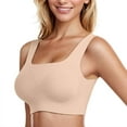 thumbnail image 5 of Miqool Seamless Bras for Women Comfort Padded Wireless Bralettes Soft Support Pullover T-Shirt Bra Full Coverage Everyday Bra Sleep Bra, 5 of 8
