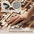 thumbnail image 6 of ODIKA 8'x10' Washable Area Rug Boho Cream Abstract Geometric Trellis Interwoven Print Beige for King Size Bedroom Under Bed, Master Suite, Non-Shedding, Easy Care, 6 of 7