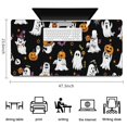 thumbnail image 5 of Long Mouse Pads for Desk,Black Halloween Ghosts and Pumpkins Desk Mats on Top Of Desks, Desk Mouse Pad Extra Large with 3mm Non-Slip Base and Stitched Edge for Gaming,Office,Work,Home 47.3"x23.6", 5 of 6
