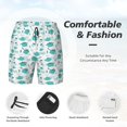 thumbnail image 3 of Rateoe Utensiles Pattern Men’s Swim Shorts with Compression Liner – Double-Layered Quick-Dry Swimwear, Comfortable & Stretchy Beach Shorts-Small, 3 of 6