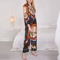 thumbnail image 4 of Lsque Chucky Pattern Long Sleeve Pajama Set for Women - Soft 2-Piece Sleepwear and Loungewear Set with Pockets, Comfy Nightwear, 4 of 8