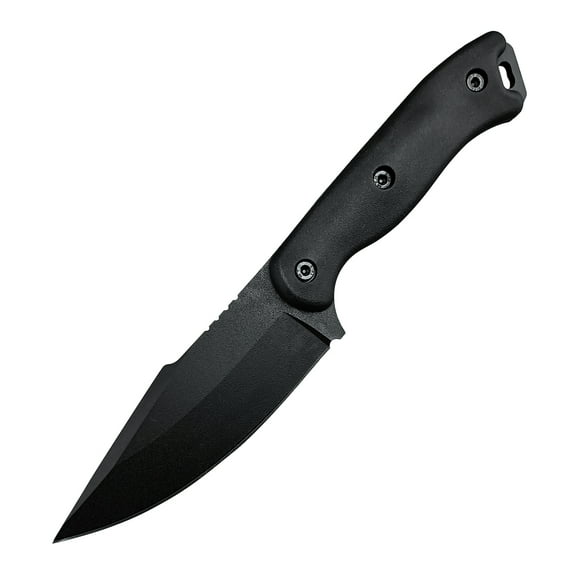 EDC Fixed Blade Knife, D2 Steel with Nylon Fiberglass Handle and Sheath, Ideal for Camping, Hiking, and Fishing, Men's Gift