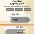 thumbnail image 5 of 2-in-1 Mini Bag Sealer with Cutter & Magnet - Portable Heat Sealer for Plastic Bags, Food Chips, Snacks, Travel - Handheld Bag Resealer, 5 of 9