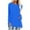 Blue, variant on Sevevn Women's Solid T-shirt Long Sleeves Blouse Round Neck Casual Tops Pink XXL Family Gifts