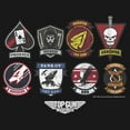 thumbnail image 2 of Girl's Top Gun: Maverick Codename Patches  Graphic T-Shirt, 2 of 4
