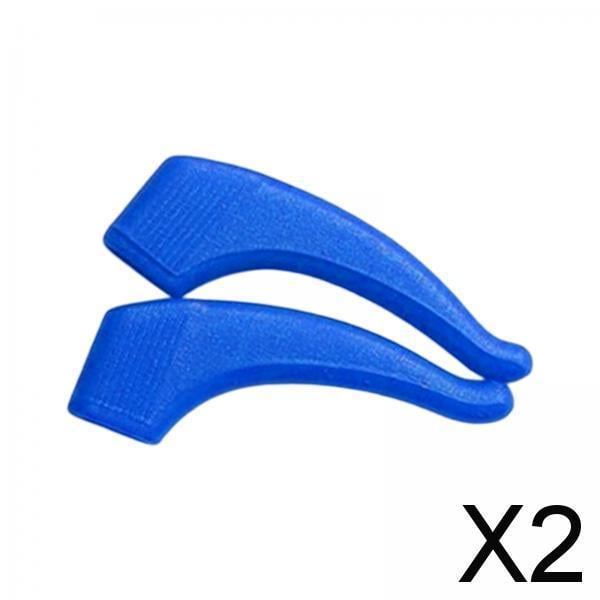 Gancho para la oreja para gafas,Accesorios antideslizantes para gafas con gancho para la oreja,Anteojos Soporte para punta de patillas Retenedores para gafas,Agarre cómodo para gafas 2 piezas