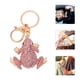 thumbnail image 5 of Llavero de rana con diamantes de imitación, adorable llavero de rana, lindo llavero, joyería de rana kawaii, llavero de rana para mujeres y niñas, llaves de coche, carteras, mochilas, 5 of 5