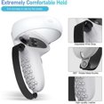 thumbnail image 5 of Controller Grip for Oculus Quest 2 Accessories Grips Cover for VR Touch Controllers Covers Protector with Non-Slip Thumb Grips 1Pair Black, 5 of 8