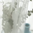 thumbnail image 3 of Best Home Fashion Gathered Tulle Sheer Silver Grommet Curtain Panel Pair, 3 of 3
