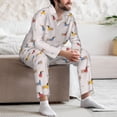 thumbnail image 7 of Lsque Dachshund Dog Puppy Pattern Long Sleeve Pajama Set for Men - Soft 2-Piece Sleepwear and Loungewear Set with Pockets, Comfy Nightwear-X-Large, 7 of 7