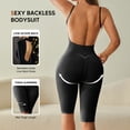 thumbnail image 6 of Athlemo Low Back Shapewear for Women Tummy Control Bodysuit Shorts Full Body Shaper Jumpsuits, 6 of 7