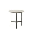 thumbnail image 4 of Holaki Coffee Table,End/Side Tables - Small Round Accent Table,Metal Gray Narrow Night Stands with Sharp,Ideal for Any Room-Side Tables Living Room,Bedroom,Tall Plant Stand Balcony,Indoor, 4 of 9