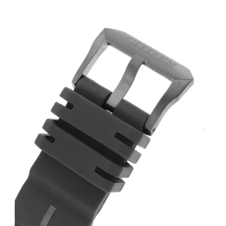 Citizen 19MM Original Black Titanium and Polyurethane Bracelet