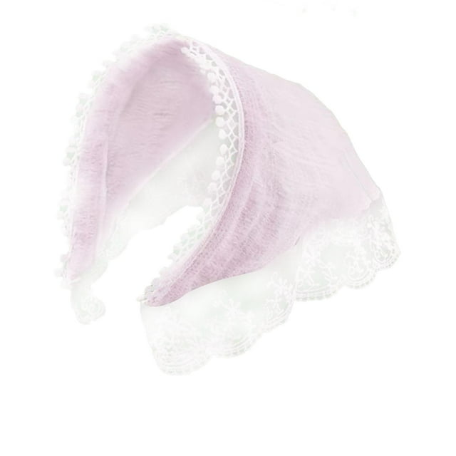 Diadema triangular con bufanda Salvador para fiestas y festivales Rosa