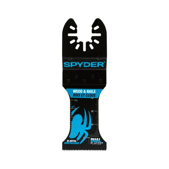 Spyder 1.35-Inch x 2-Inch Bi-Metal Wood And Nail Cutting Oscillating Tool Blade 70004
