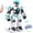 White, variant on KEYAHAPPY RC Robot Toy for Kids, 15.8" Large Programmable Interactive Robot with Gesture Sensing Voice Control Music Dance Walking, Gifts for 6-8 Year Old