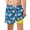 0-Blue760, variant on Lullu Little Boys Swim Shorts Cute Dog Print Stretch Board Shorts with Compression Liner, Sizes 5-6