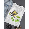 thumbnail image 3 of Cute Birds On Summer Branch T-Shirt Women -Image by Shutterstock, Female Small, 3 of 4