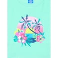 thumbnail image 2 of Ocean Gear Girls Short Sleeve Top and Bottoms Swim Set, 2-Piece, Sizes 4-18, 2 of 3