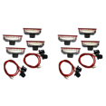 thumbnail image 3 of 8Pcs Car LED Door Warning Light Welcome Projector for Golf 6 7 MK5 MK6 B6 B7 CC, 3 of 10