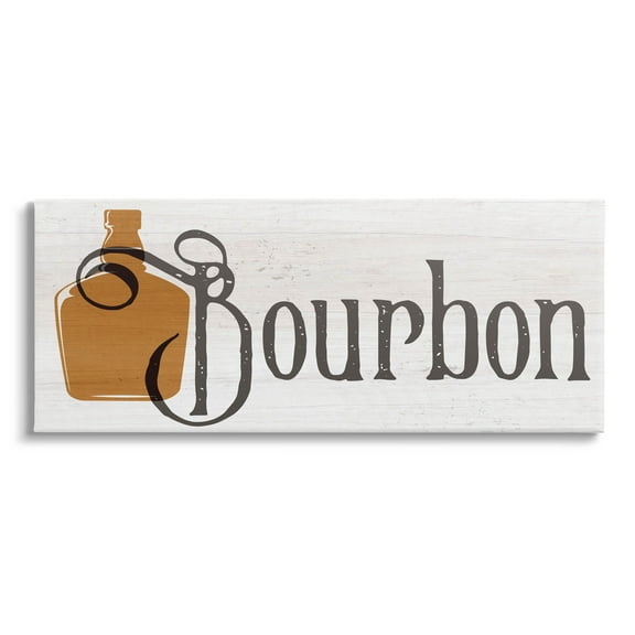Stupell Industries Vintage Bourbon Jug Graphic Art Gallery Wrapped Canvas Print Wall Art, Design by Daphne Polselli