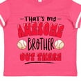 thumbnail image 4 of Inktastic That's My Awesome Brother out There with Baseballs Boys or Girls Toddler T-Shirt, 4 of 5