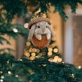thumbnail image 5 of Nkmbld Christmas Tree Ornaments Christmas Forest Animalss Ornaments Acorn Raccoons Pendants for Tree Walls Windows Doors Car Interiors Decors, 5 of 8