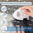 thumbnail image 4 of Mini Craft Iron Mini Heat Press Mini Iron Portable Handy Heat Press Small Iron with Charging Base Accessories for Beads Patch Clothes DIY Shoes T-shir, 4 of 5