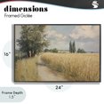 thumbnail image 4 of Stupell Industries Traditional Quiet Path Through Wheat Black Framed Giclee Art, 24 x 16, by Petals Prints Design, 4 of 8