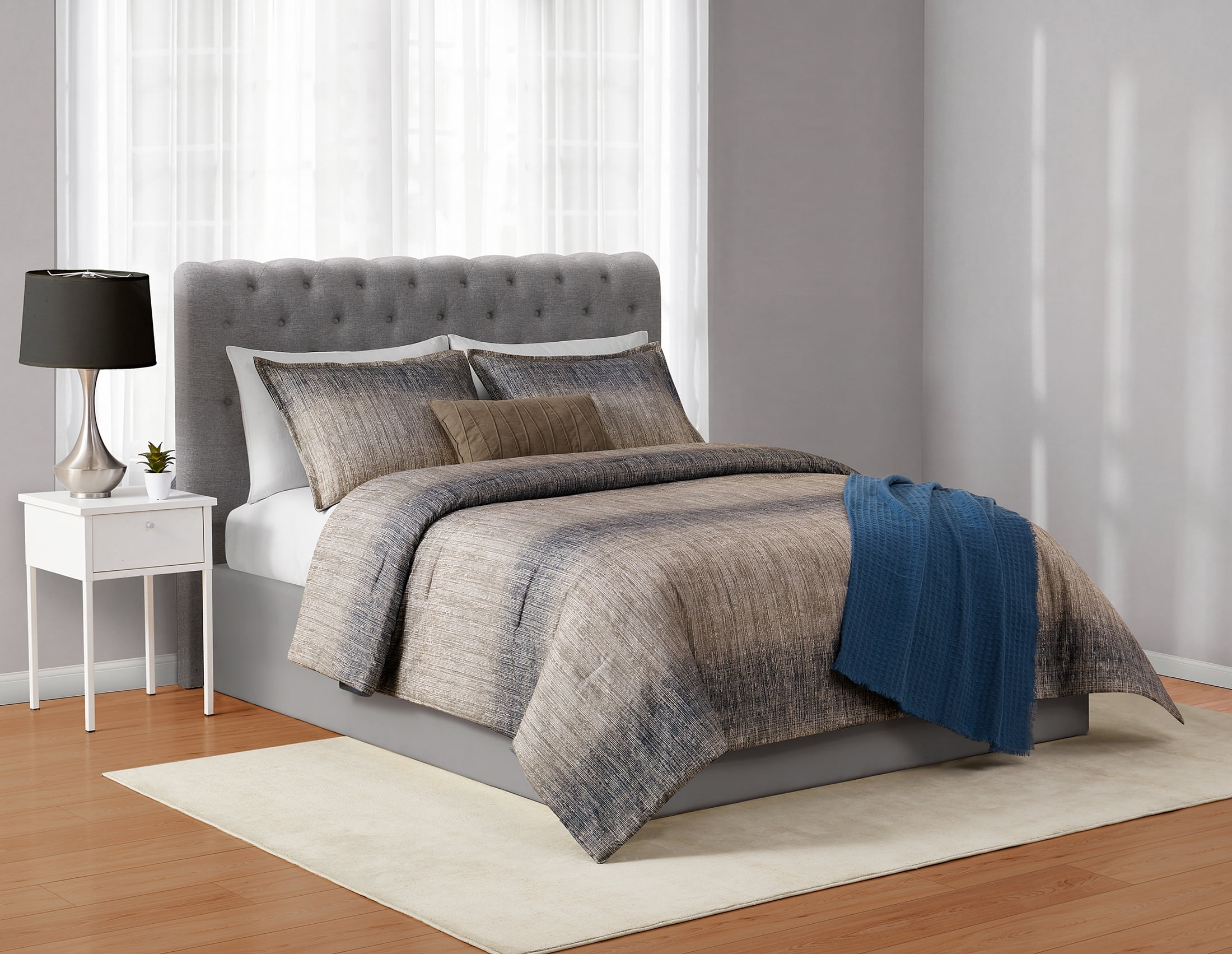 Mainstays Journey 5 Piece Comforter Set King