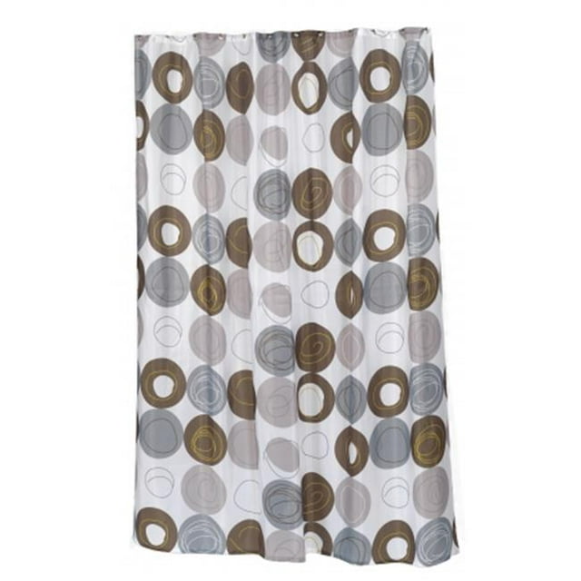 SC-FAB-ST-MDN 54 x 78 in. Madison Stall Size Fabric Shower Curtain, Multi Color
