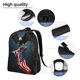 thumbnail image 5 of Disketp American Flag Mochila Unisex de Apertura Lateral Completa, Mochila para Laptop para Escuela, Trabajo y Viajes, 5 of 8