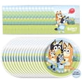 thumbnail image 1 of Party Supplies Bluey Birthday Serves, 16 unidades, con platos y servilletas, 1 of 3